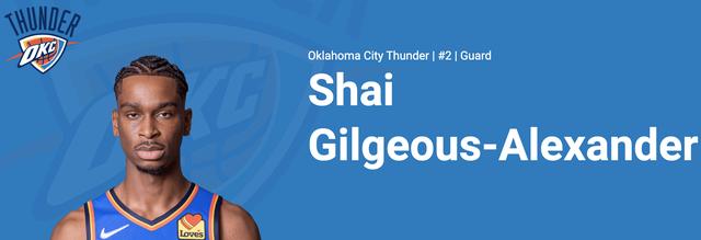 荷马雷霆队历史，俄克拉荷马城雷霆队全队员数据信息