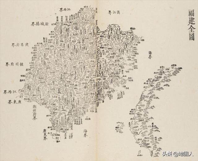福建省10个府地图合集，康熙时期全国地图
