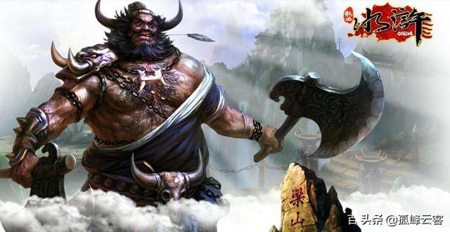 黑旋风李逵图片，李逵的行为特征（黑旋风李逵的结局）