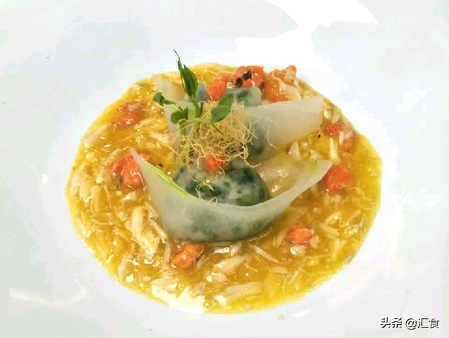 羊肚菌煎酿虾滑，低温豆酱马鲛鱼