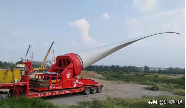 风力发电叶片运输方法，动辄几十上百米的