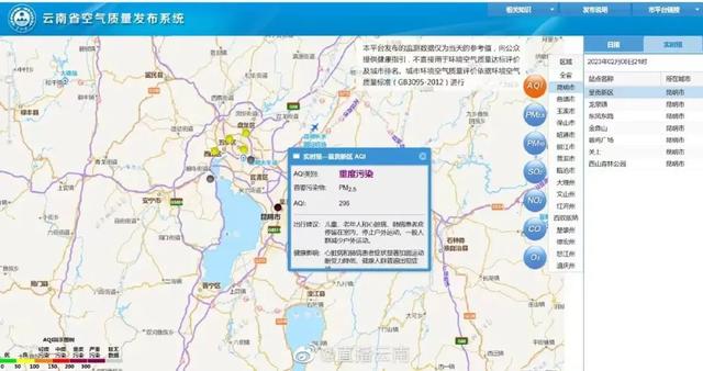 昆明各个区空气质量，原因找到了昆明蓝