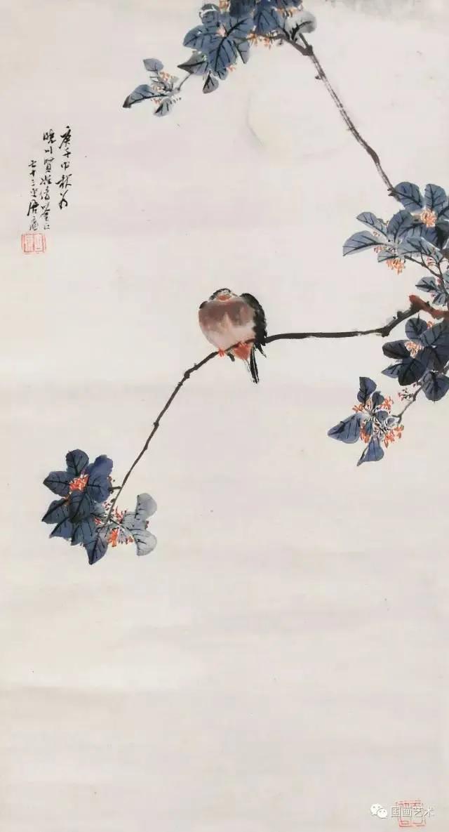 居廉淡雅国画作品欣赏，居廉精品画作欣赏