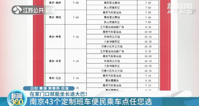 南京南站客运班车，南京市溧水区首批两条定制客运班线首发