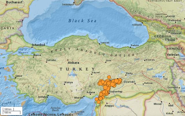 世界历次大地震，土耳其百年第二大地震