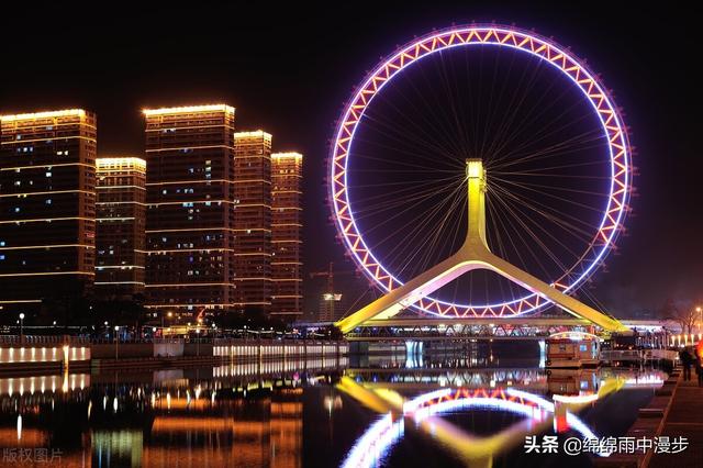 天津世界之窗摩天轮，天津之眼摩天轮世界第一