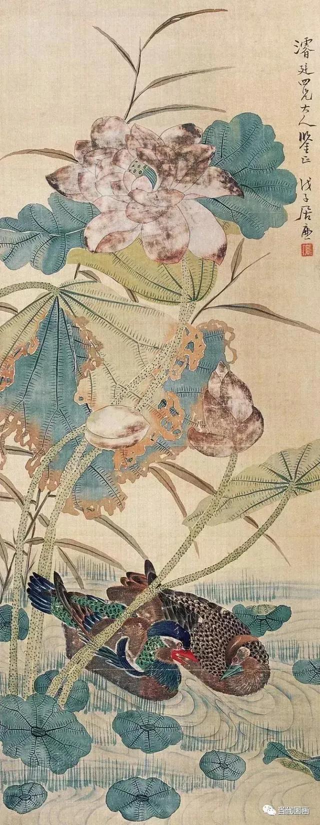 居廉淡雅国画作品欣赏，居廉精品画作欣赏