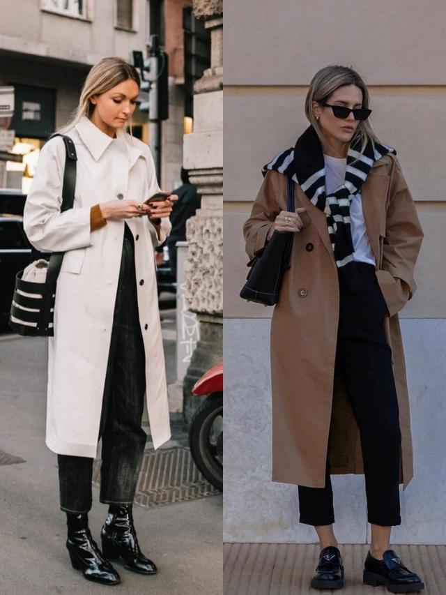 超长款风衣怎么搭配内搭，过完年风衣又卷土重来