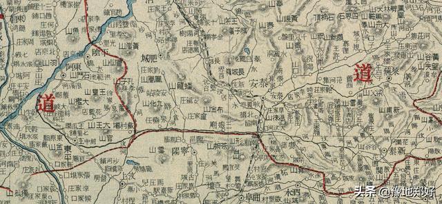 山东地图全图放大，山东地图发展史1960年（金代山东东路、山东西路三府十九州）