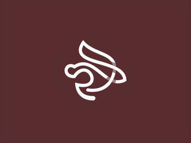 关于兔子元素logo图形设计，一组灵动的兔子元素标志设计