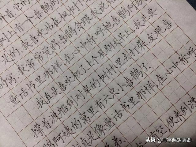每日三分钟练字技巧，收藏了日常练字