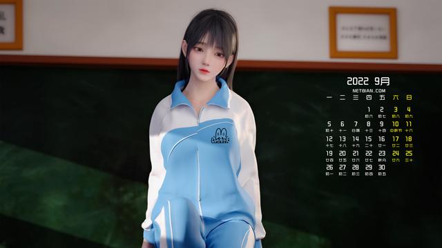 2022年5月电脑桌面日历壁纸，2022年5月高清日历电脑桌面壁纸（五月日历壁纸）