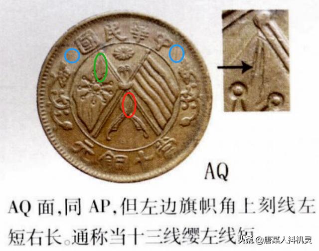 民国湖南当十铜元九星版别，湖南民国铜元一