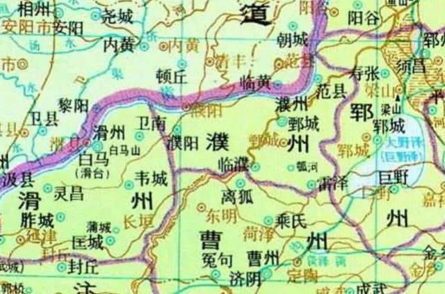 濮阳原来叫什么州，通过地图了解濮阳市的历史变迁
