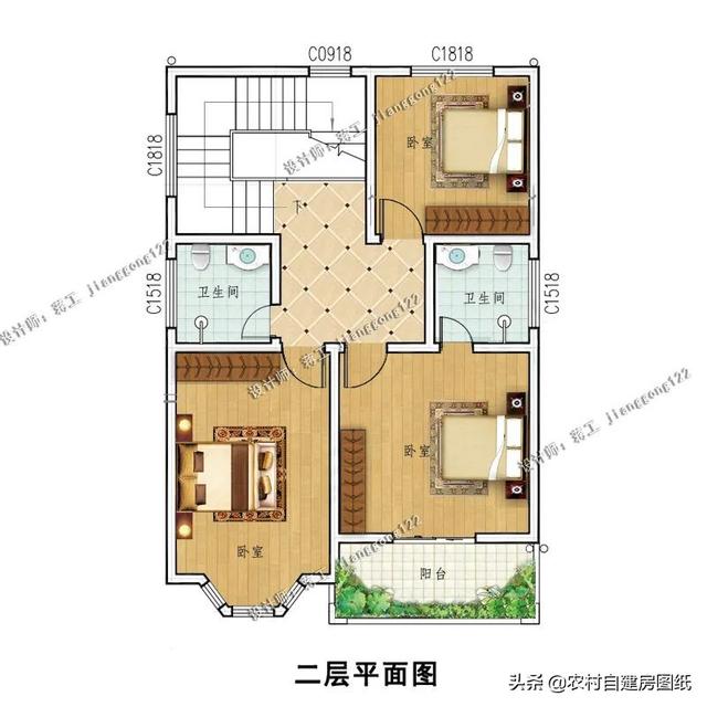 农村小别墅二层半，最新二层半别墅小户型（5款二层小户型别墅）