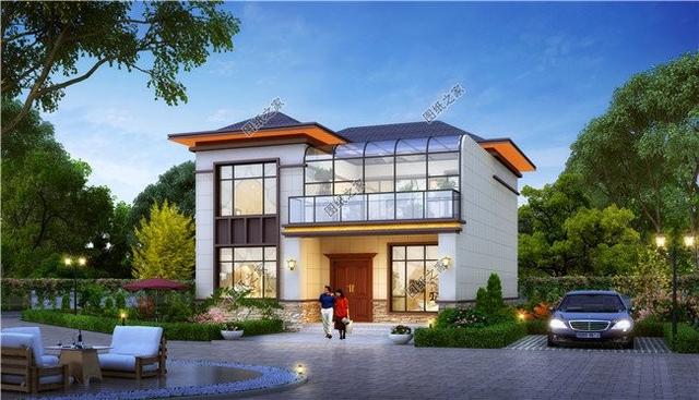 别墅阳光房效果图，农村自建房做阳光房效果图