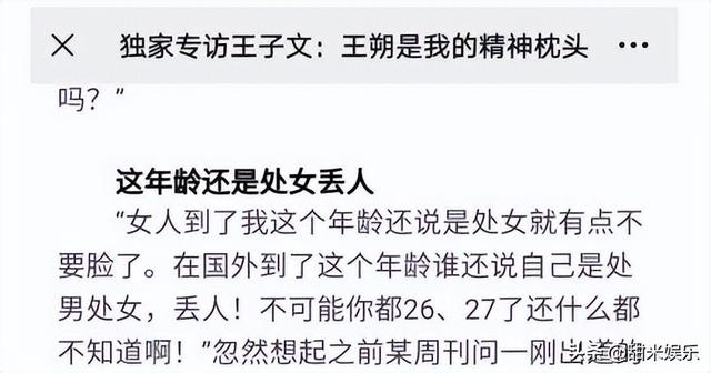 王朔与王子文私下关系，与贾乃亮传绯闻多年、未婚生子