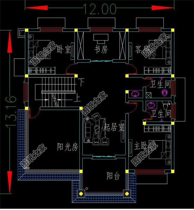 别墅阳光房效果图，农村自建房做阳光房效果图