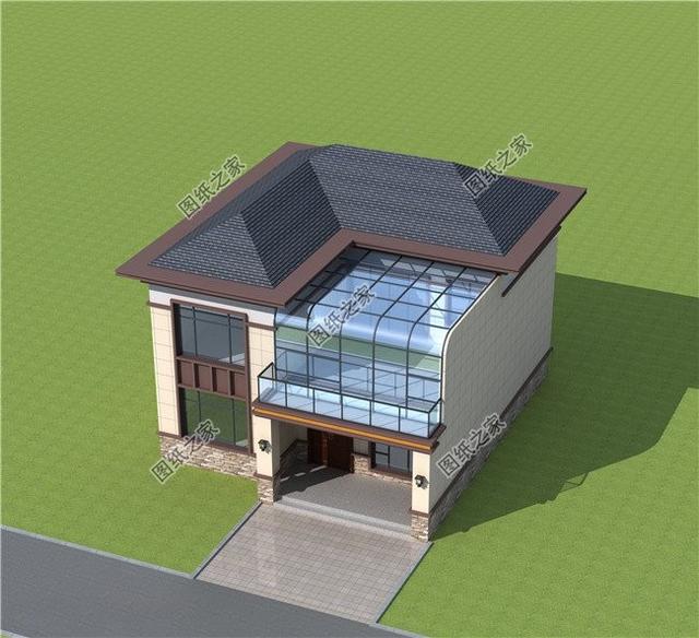 别墅阳光房效果图，农村自建房做阳光房效果图