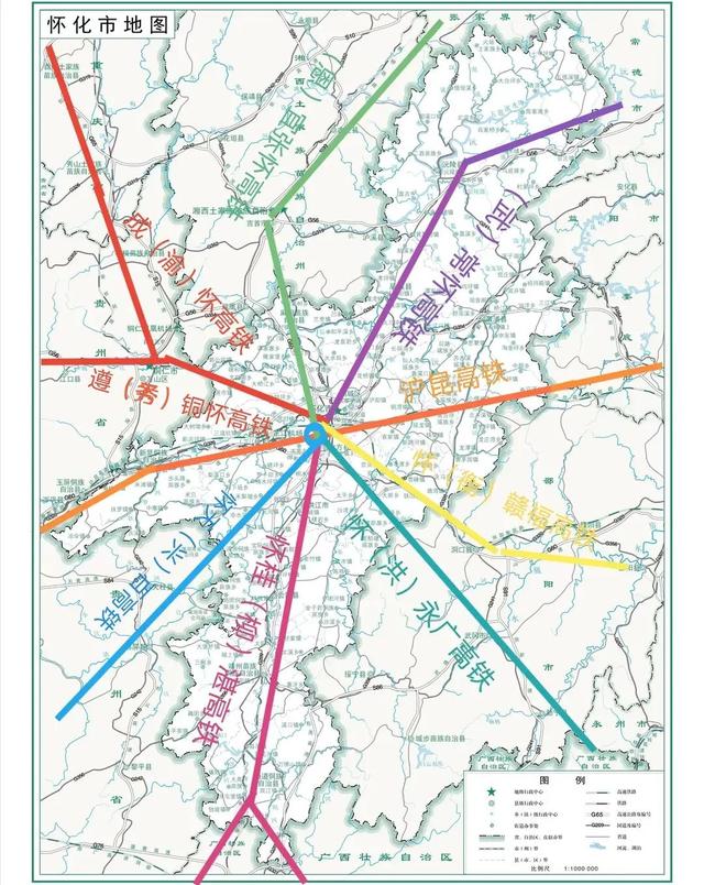 张吉怀高铁途经怀化哪些地方，二湛高铁张吉怀段开通以后
