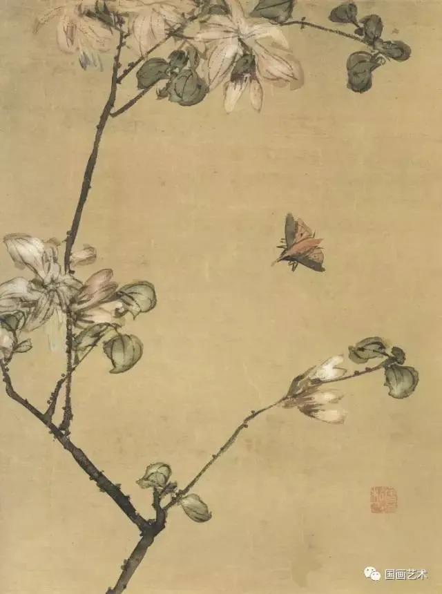 居廉淡雅国画作品欣赏，居廉精品画作欣赏