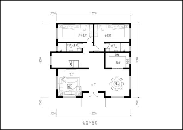 农村自建别墅斜屋顶造型，半坡屋顶的农村自建房别墅设计
