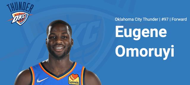 荷马雷霆队历史，俄克拉荷马城雷霆队全队员数据信息