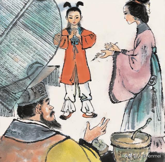 故事连环画4幅简单又好画，革命小故事四则《水乡儿童团》