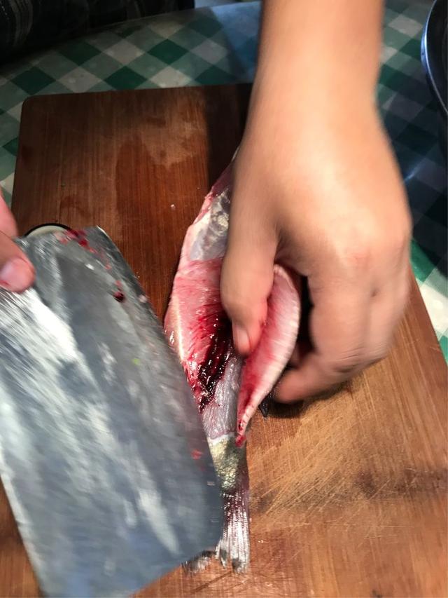 鱼的内脏解剖图，龙鱼内脏解剖图解（通体熟透、内脏掏空）