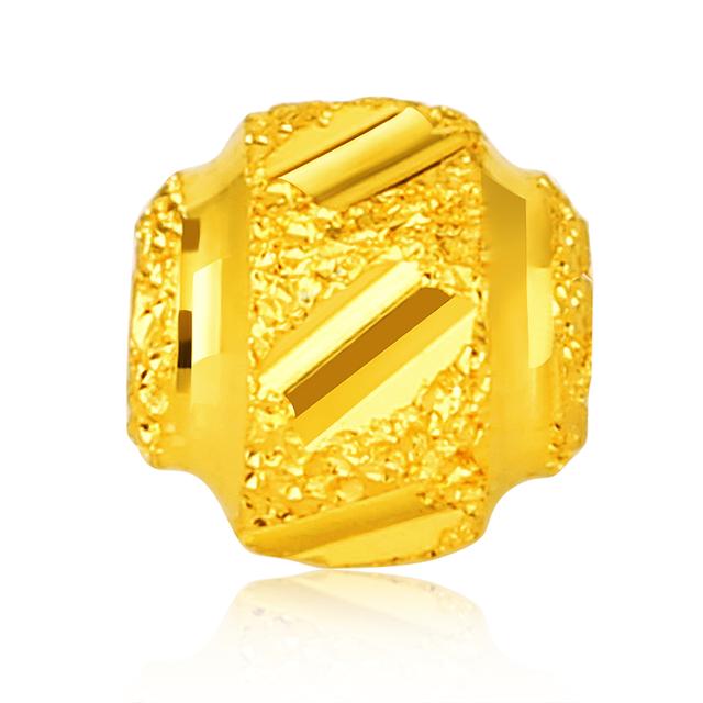 梦金园9999万纯黄金手镯，伊莱卡新品黄金路路通