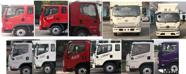 柴油轻卡汽车大全，解放轻卡3.5米最新款（丰田四驱版轻卡房车）