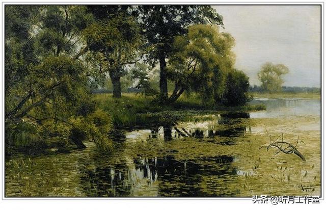 下面属于俄罗斯画家希施金作品的是，欧洲最后一位写实主义绘画大师