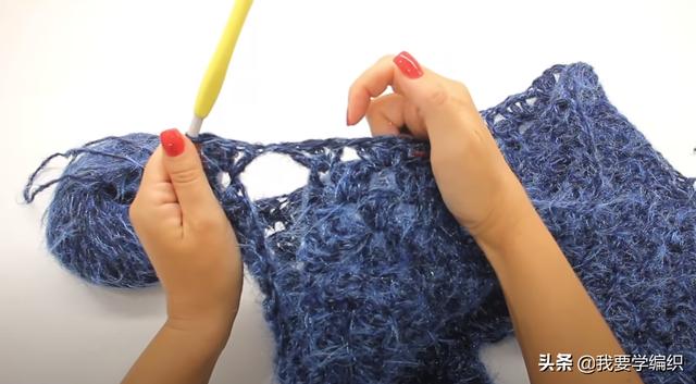 韩版外穿宽松背心编织教程，这种款式的背心也很好看