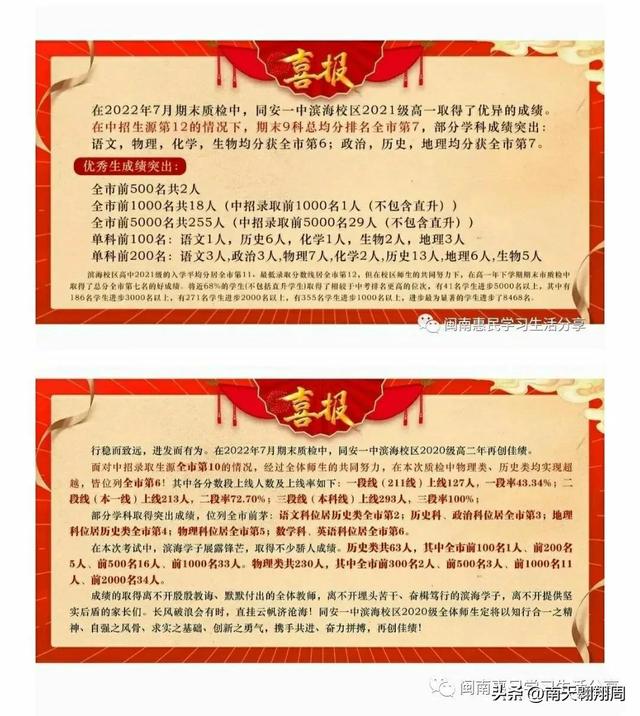 厦门三所名校签约岛外办学，厦门岛外学校的办学成绩没有想象中那么差