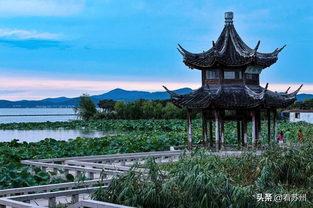 苏州天镜湖美景，太仓天镜湖畔一瞥