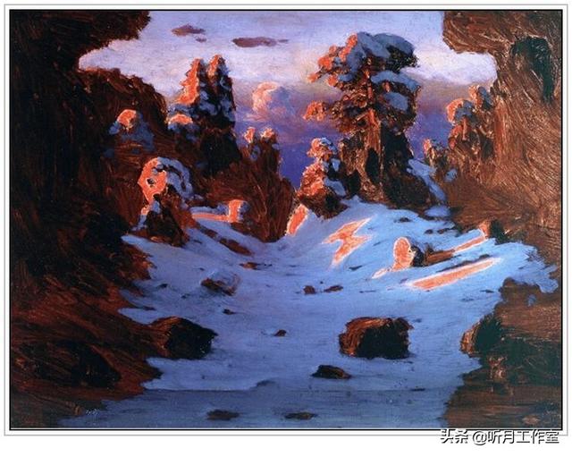 下面属于俄罗斯画家希施金作品的是，欧洲最后一位写实主义绘画大师