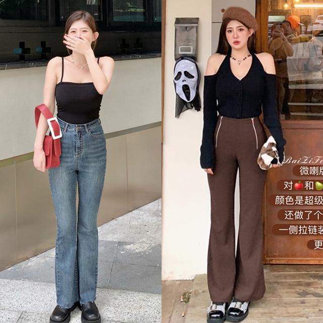 牛仔裤阔腿裤适合什么人穿，怪不得都不穿阔腿裤