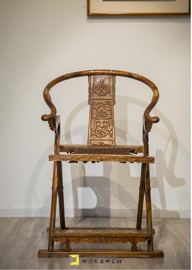 实木折叠椅结构尺寸图，一张收合万千遍的折叠椅