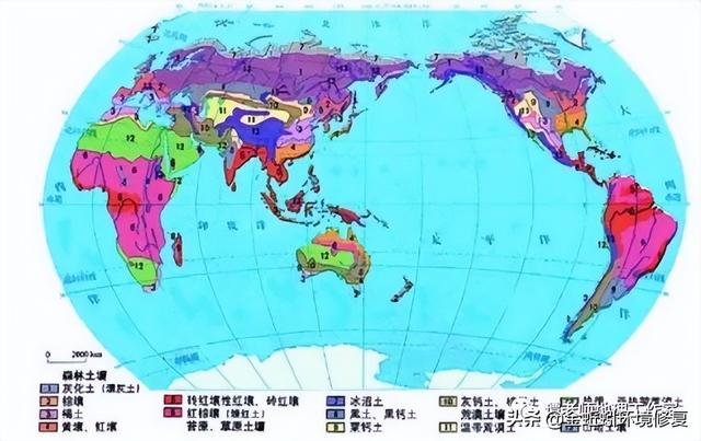 我国的土壤分类有哪些，中国15种主要土壤类型和具体分布地区
