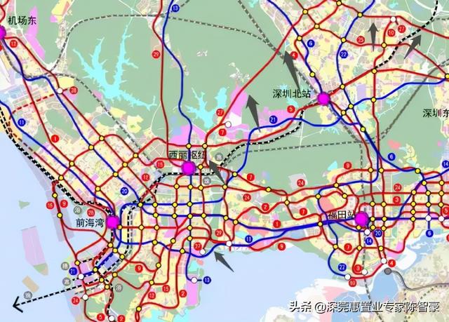 深圳地铁线路规划图超清2030，深圳市2035年地铁规划