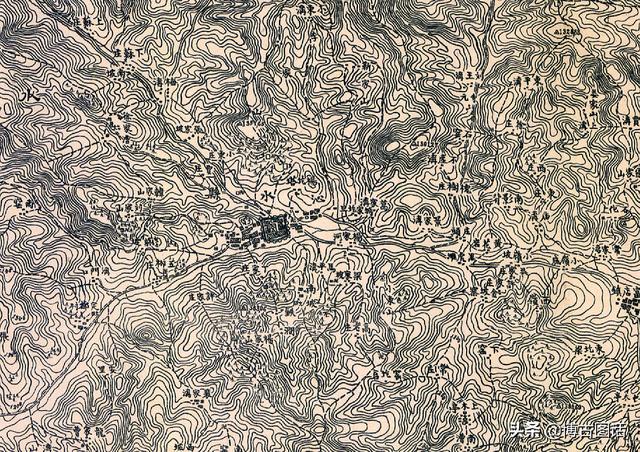 临汾地区地图全图，临汾市各县地理分布（山西临汾及周边二十县1938年高清地图）