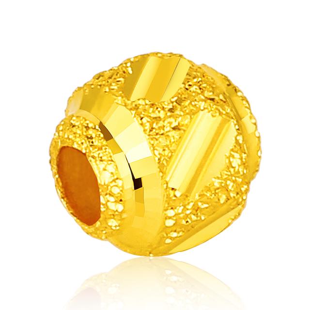 梦金园9999万纯黄金手镯，伊莱卡新品黄金路路通