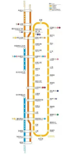 重庆轨道交通和成都地铁，成都和重庆主城的环线轨道交通和市域铁路