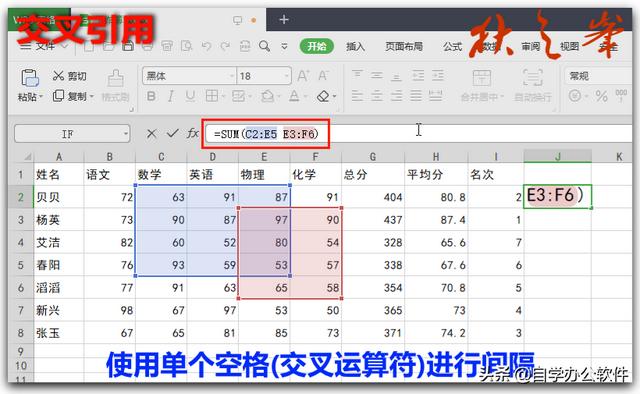wps函数公式大全及使用方法，wps最常用公式