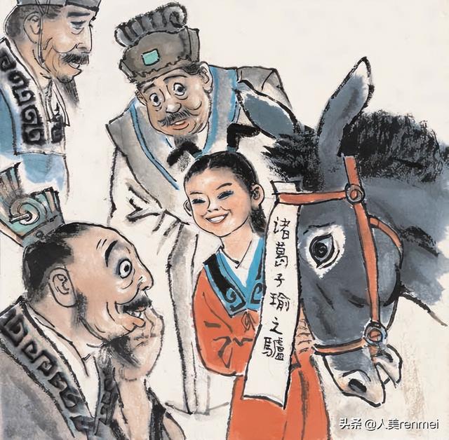 故事连环画4幅简单又好画，革命小故事四则《水乡儿童团》