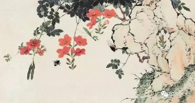 居廉淡雅国画作品欣赏，居廉精品画作欣赏