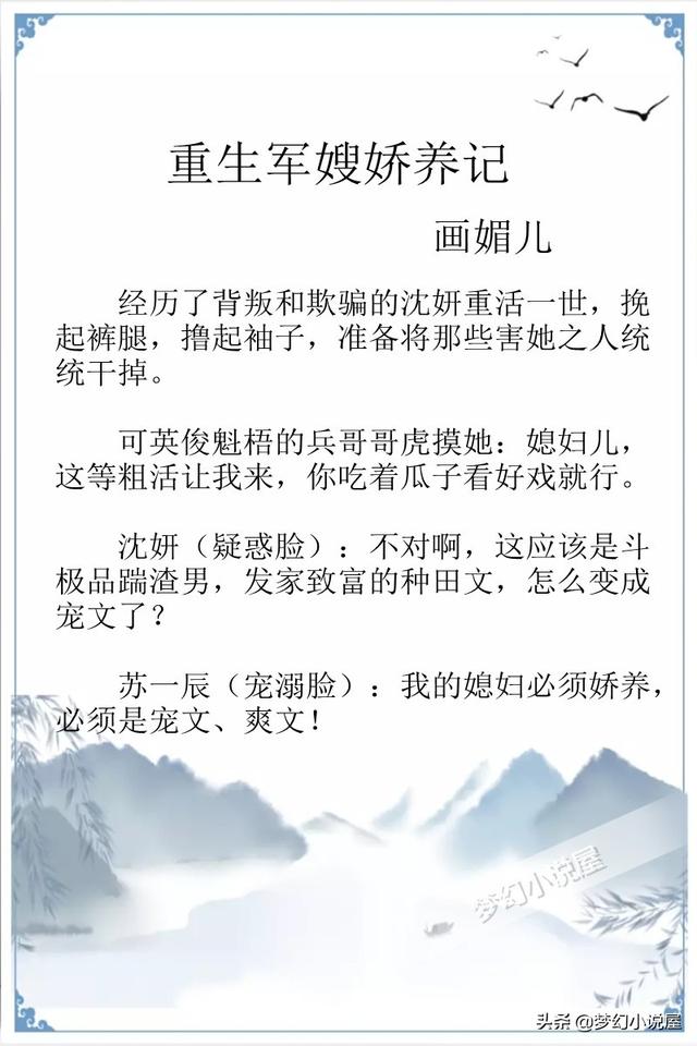 重生军嫂娇养记，推文皮皮