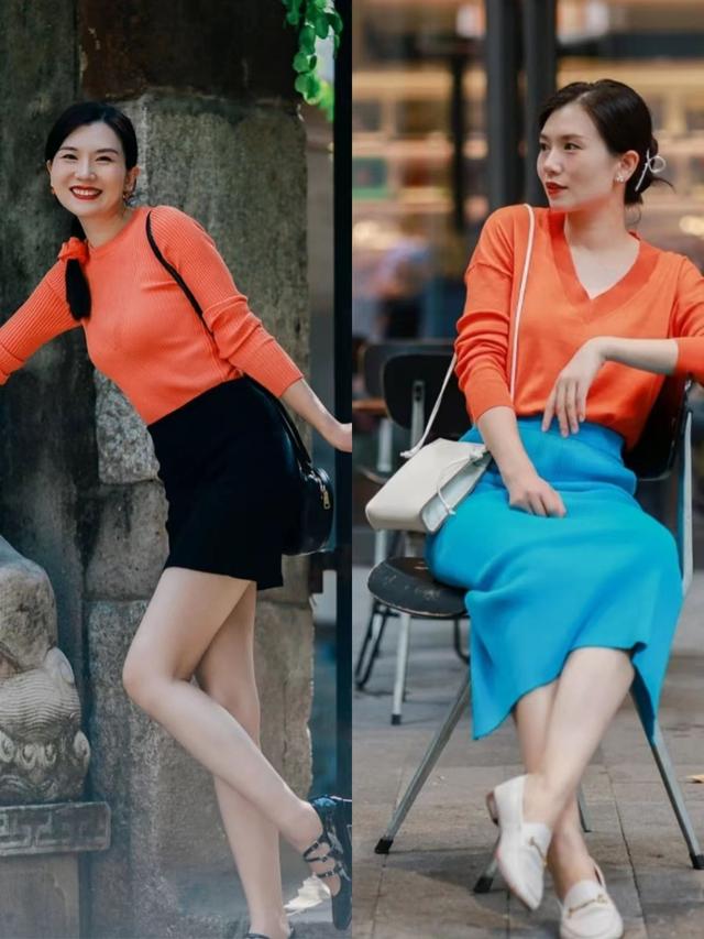 黑茶灰减龄显白高级质感，秋天别总穿黑灰棕