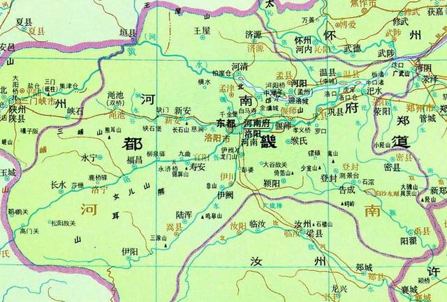 河南洛阳古市图，了解河南省洛阳市从古到今的历史变迁