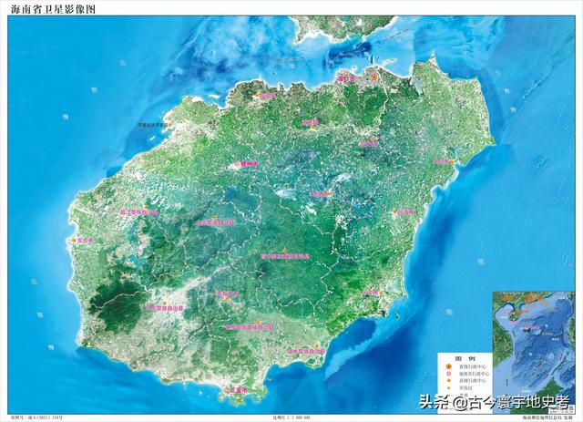 海南地图高清版大图，海南省十八个市县的地图（《中国各省份高清版大图》组图）